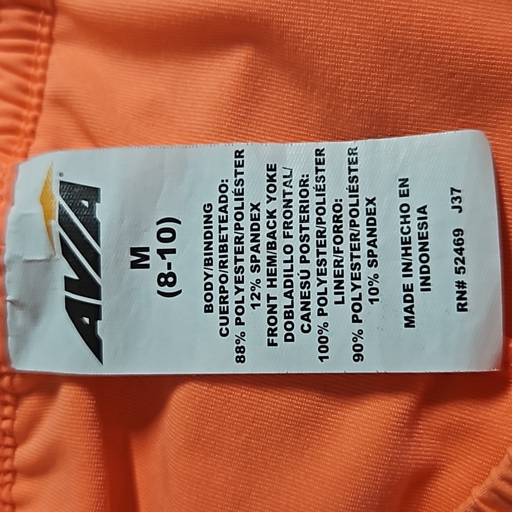 Avia Bright Coral Shorts Size Medium (Women's, Athletic, Low-Rise, Lined) - Picture 14 of 17